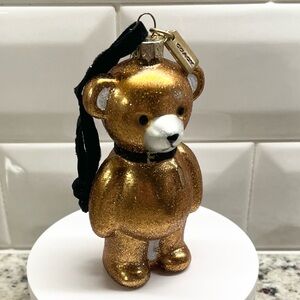 Coach Bear Ornament NWT